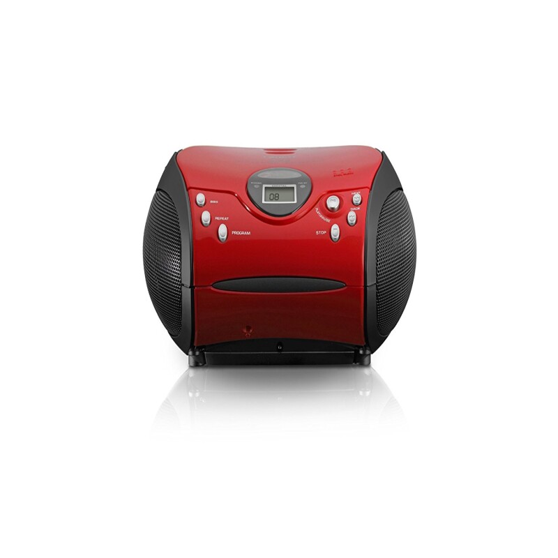 LENCO BOOMBOX SCD-24 RED/BLACK Φορητό ράδιo/CD